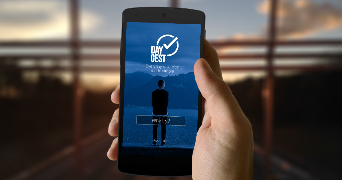 Логотип для мобильного приложения DayGest от креативного агенства Irons