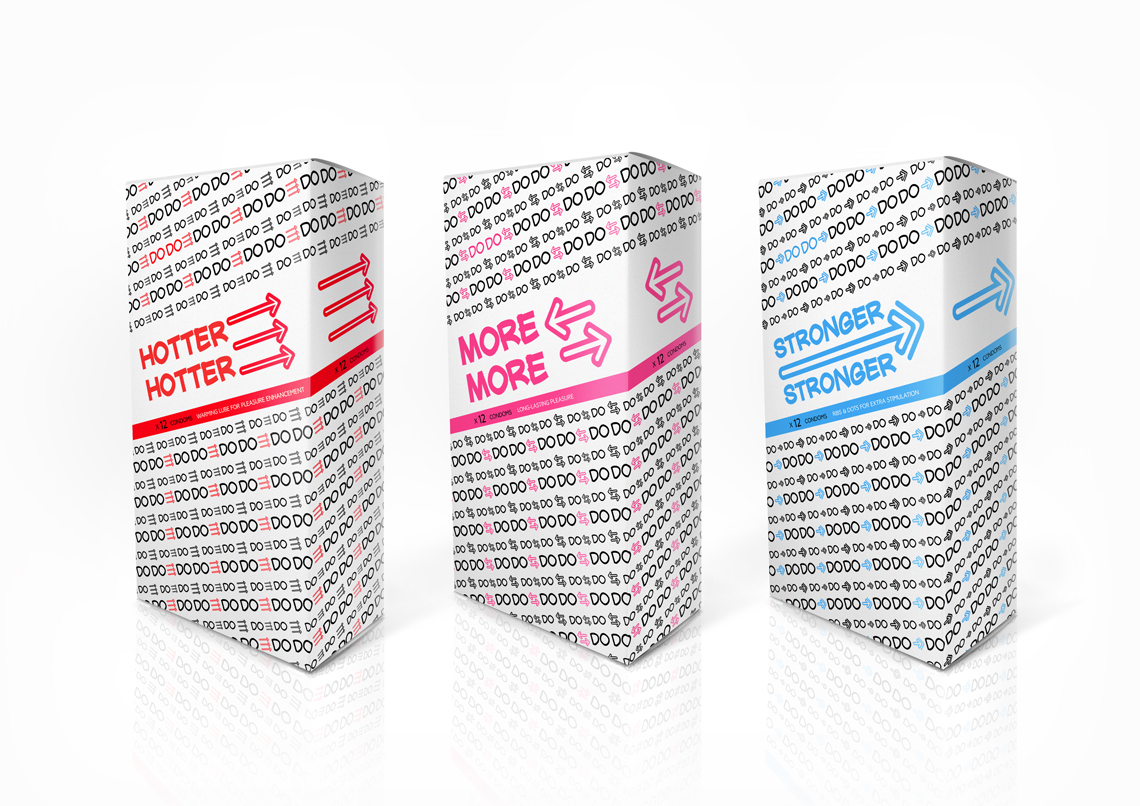 Дизайн упаковки презервативов DO DO от креативного агенства Irons